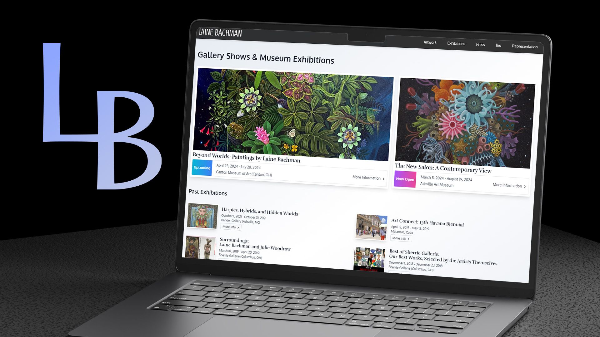 Dynamic Artist Website